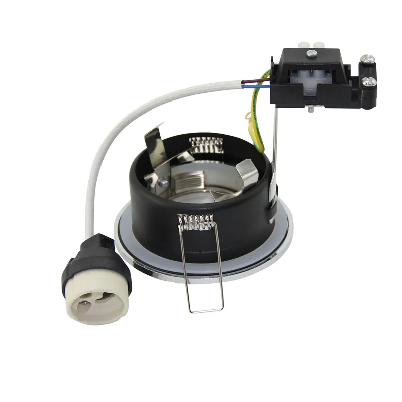 

2PCS/lot LED Recessed Downlight GU5.3 GU10 MR16 Bulbs Sockets Fitting Frame Fixtures Waterproof For Bathroom Kitchen
