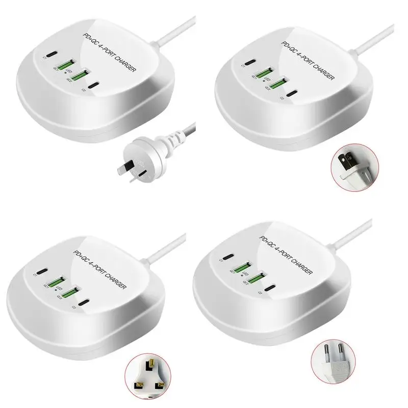 

Станция быстрой зарядки R2LB настольная с двумя USB-портами, 40 Вт
