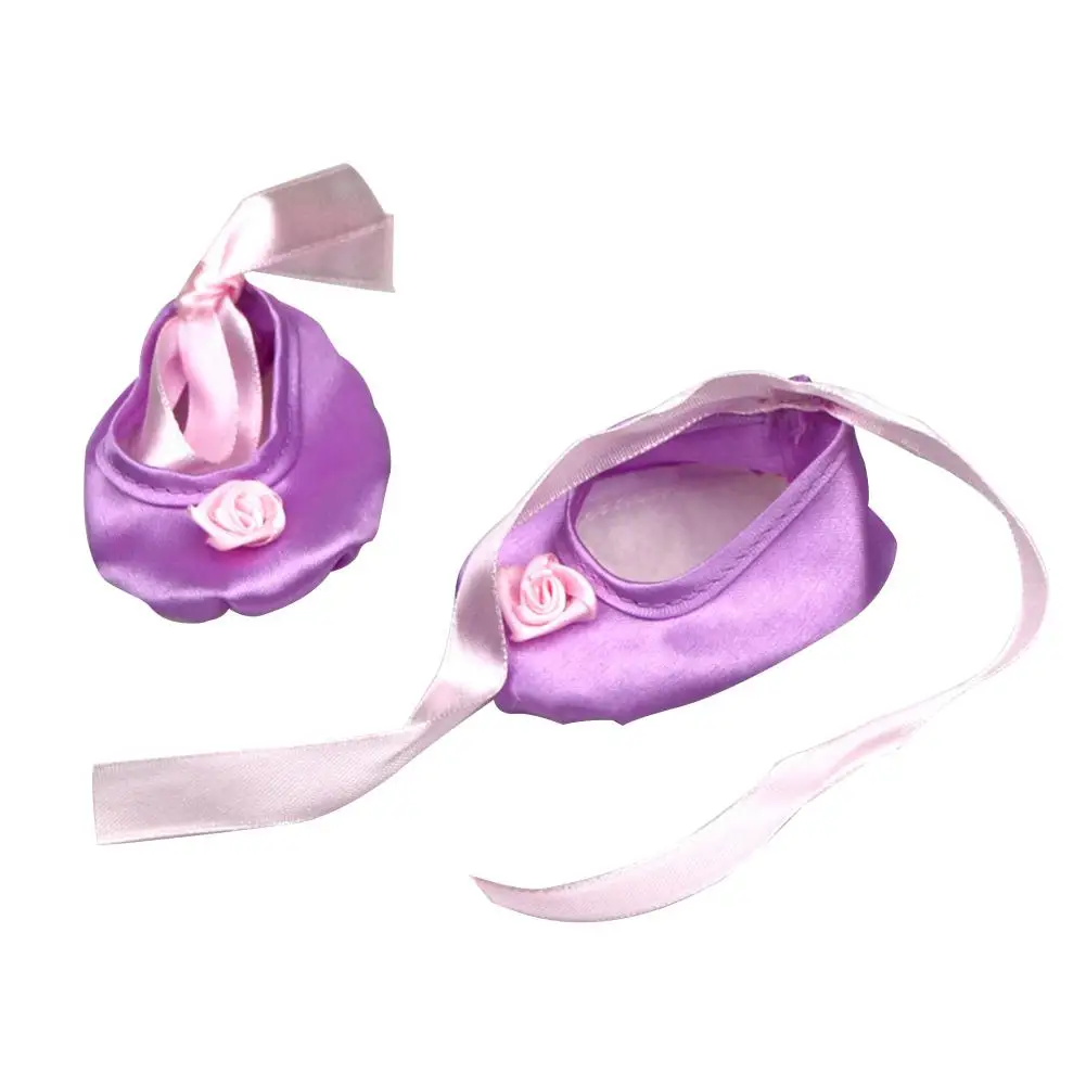 Туфли для принцесс с ремешком 7 см танцевальные туфли подходят 18-дюймовых кукол