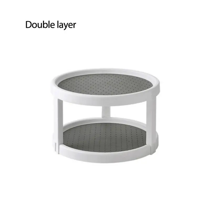 

360 Rotating Storage Tray Kitchen Spice Jar Food Snack Tray Home Seasoning Spice Racks Organizer Multifunctional Storage Plate
