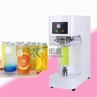 high speed automatic beer filling can sealer 5s plastic bubble tea jar drinks soda water can vacuum seamer machines