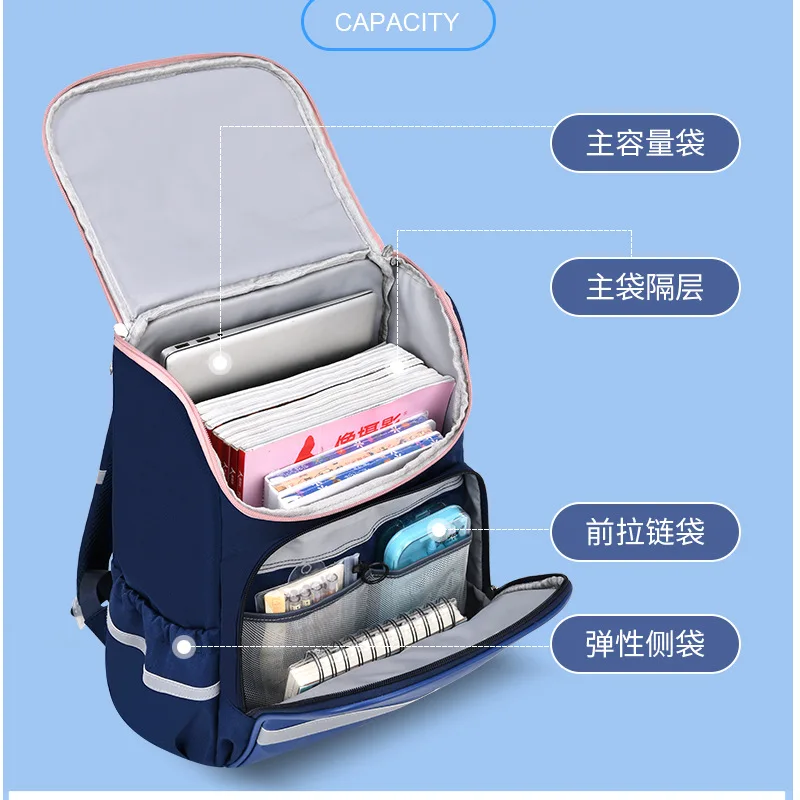 

2021 Waterproof Children School bags for Boys Girls Kids Orthopedic school backpack schoolbag Primary Backpack mochila infantil