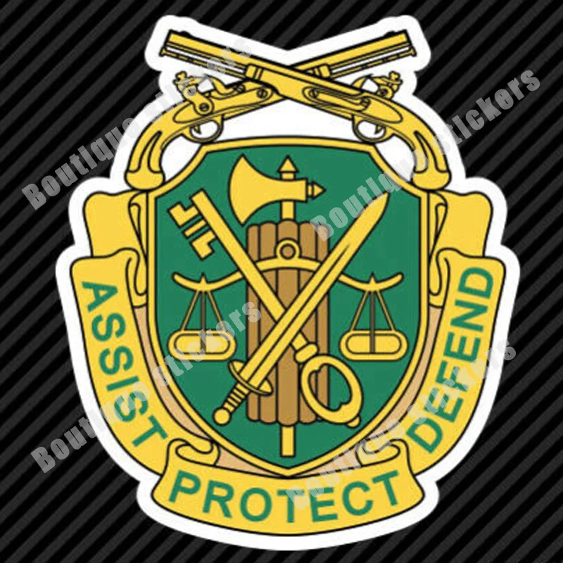 

U.S. Military Police Corps Sticker Die Cut Vinyl Waterproof Hot Selling High Quality Practical Stickers To Remind Everyone