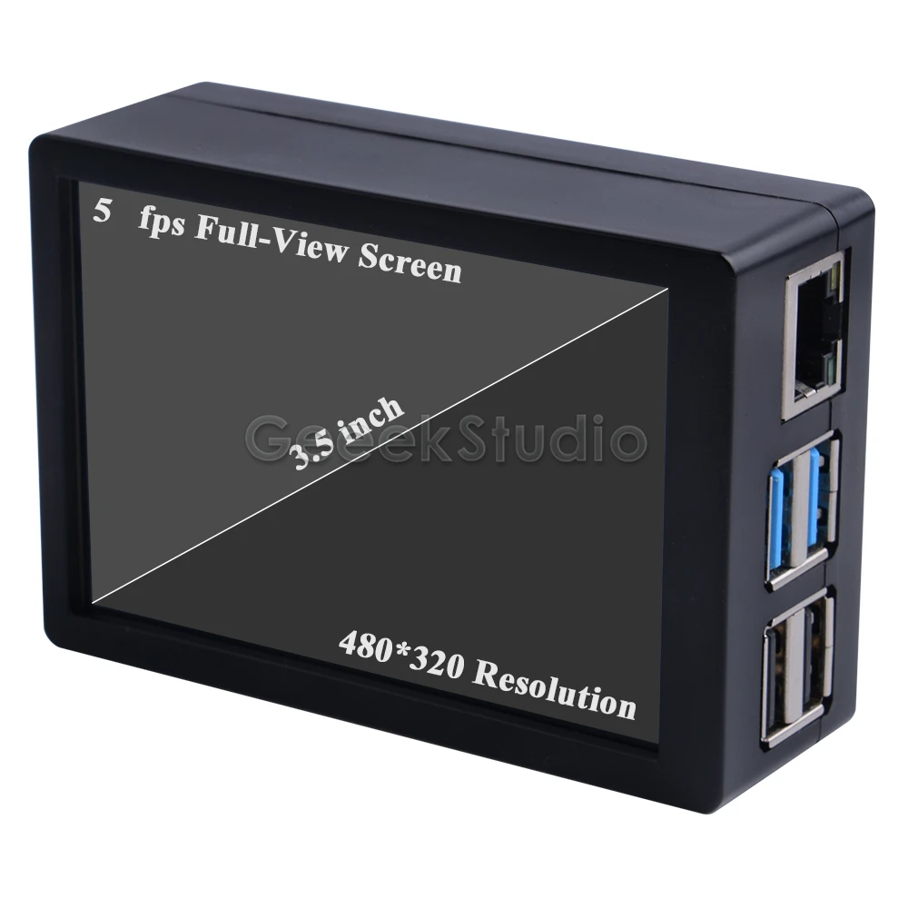 Новый резистивный сенсорный экран 480*320 3 5 дюймовый TFT дисплей монитор с корпусом