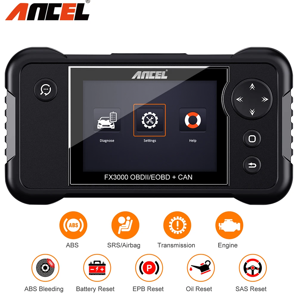 OBD2 диагностический инструмент ANCEL FX3000 Автомобильный сканер ABS масляная батарея EPB