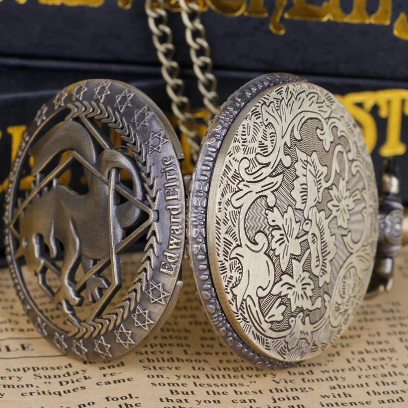 Карманные часы Alchemist цепочка-ожерелье мужские кварцевые из нержавеющей стали