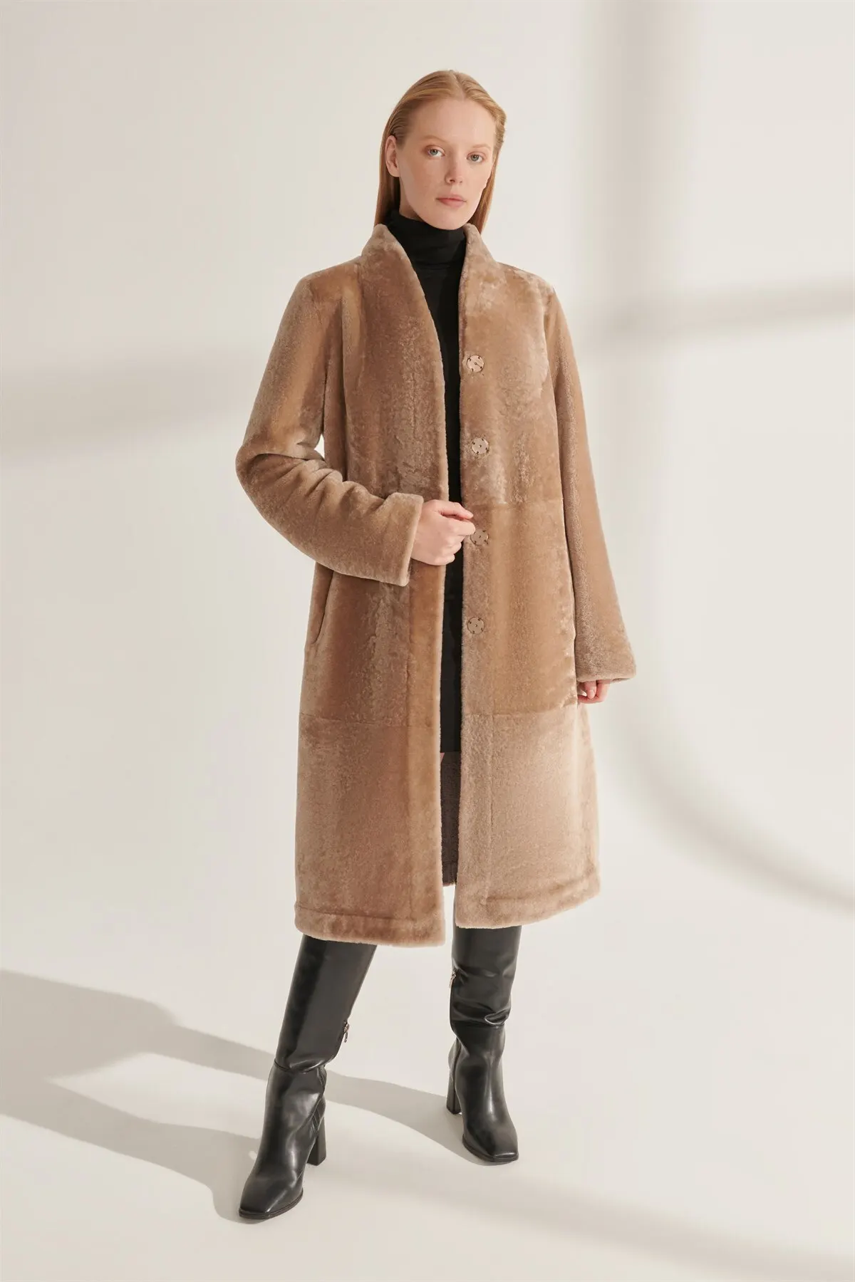 Genuine Fur Jackets Gray Genuine Leather Large Size Coat Women Winter Warm Waterproof Sheepskin Parka Design New Street fashion