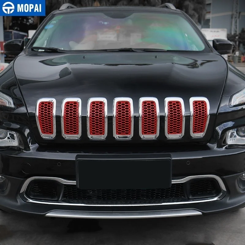 Автомобильная наклейка MOPAI для Jeep Cherokee 2014 2018 передняя решетка радиатора