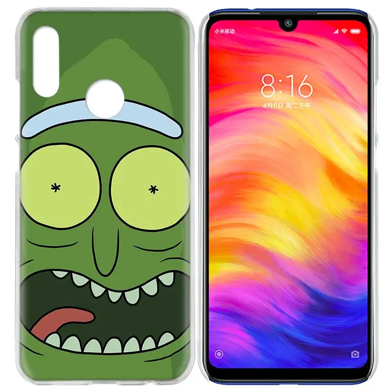 Чехол для Xiaomi Redmi Note 7 7A фотоаппаратов моментальной печати 7S 6 6A 5 Y3 K20 mi 8 до 9 лет CC9 CC9E A1 A2 A3 играть F1 Lite Pro Plus Рик и Морти Pickle Ric