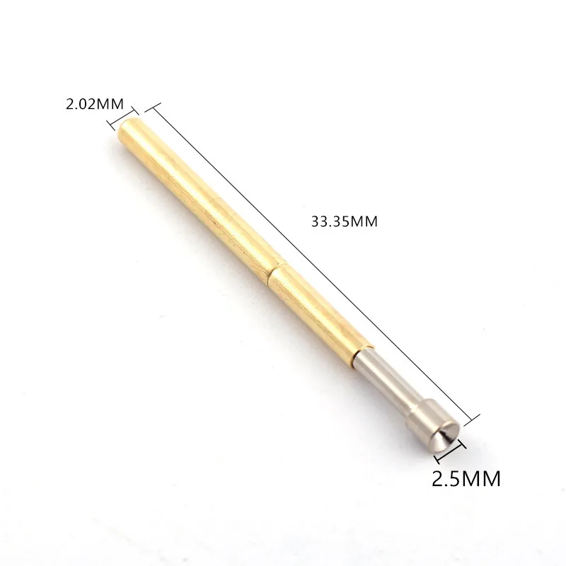 100PCS/bag P125-A2 Cup-shaped Spring Test Probe Outer Diameter 2.02mm Needle Length 33.35mm for Circuit Board Testing | Обустройство