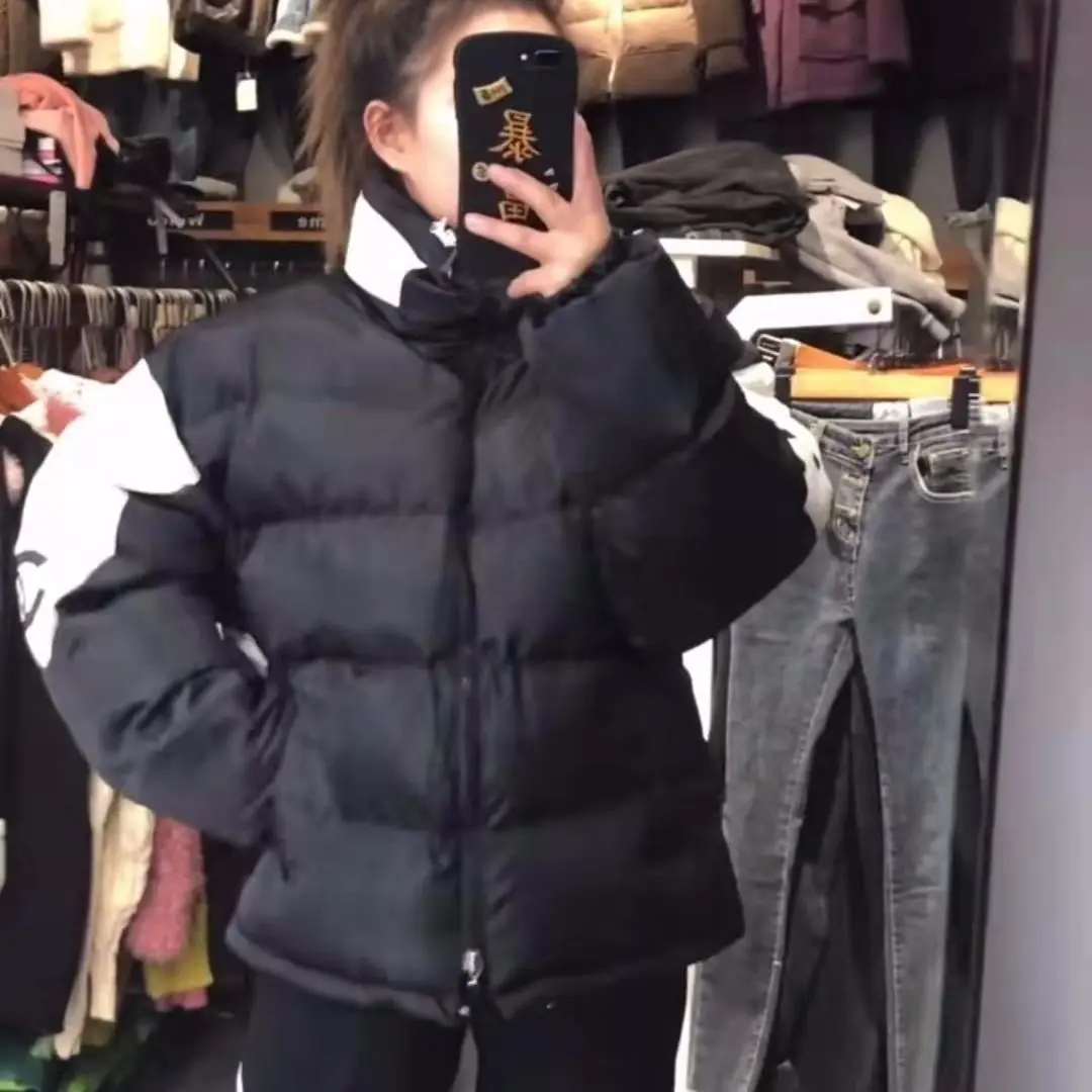 

2021 Winter New Thickened Warm Letters Cotton Coat Jacket Women