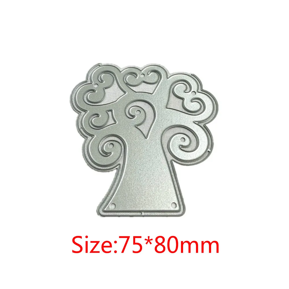 

2021 Рождественская елка металлический Трафаретный вырубной штамп для Скрапбукинг DIY Бумага/фотокарточек новый дизайн Cutdies ремесленный реза...