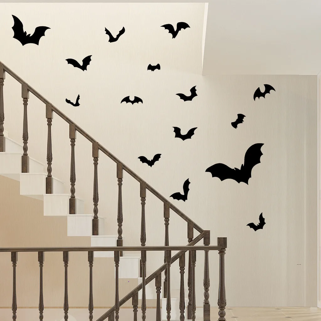 Наклейка на стену с изображением Счастливого Хэллоуина украшение для комнаты