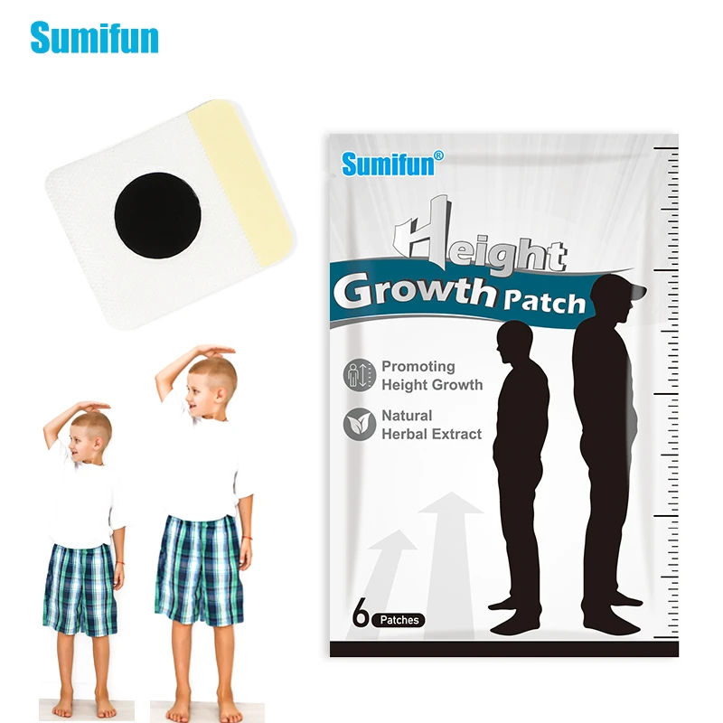 

Sumifun 6Pcs Height Enhancer Patch Height Increase Grow Taller Conditioning Body Promote Bone Growth Medicial Herbal Patches