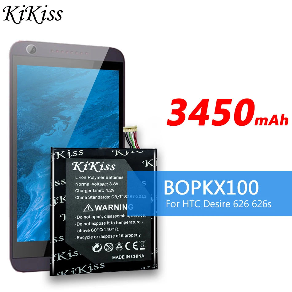 3450 мАч большая мощность батареи BOPKX100 батарея для HTC Desire 626 D626W D626T 626G 626S D262W D262D A32