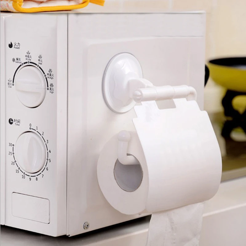 Настенный туалет на присосках пластиковый держатель для бумаги ванная комната