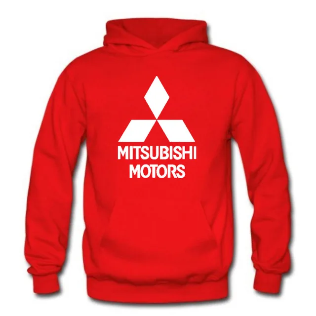Толстовки для мужчин Mitsubishi с логотипом автомобиля Толстовка принтом Сезон