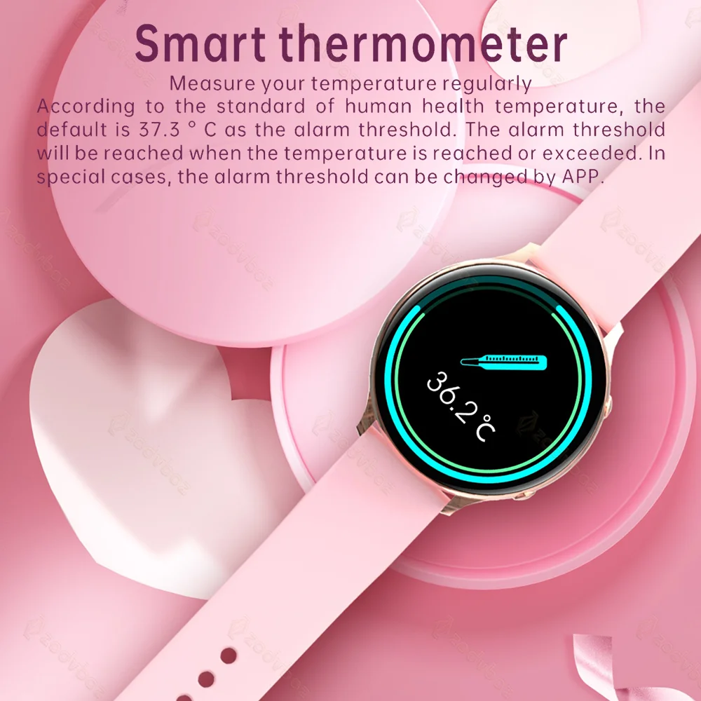 2022 New Fashion Smart Watches Women Pedometer Watch Men Body Temperature Heart Rate Monitor Ladies Smartwatch For Huawei Xiaomi |