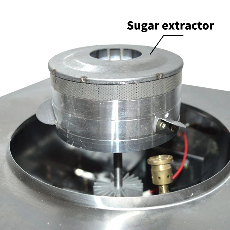 Промышленный Газовый аппарат для приготовления сахарной ваты из нержавеющей