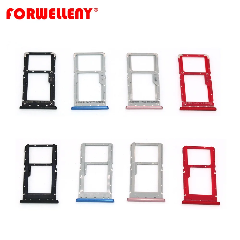 Держатель Micro Sim-карты для Xiaomi redmi note 6 pro сменный слот-лоток адаптеры черного