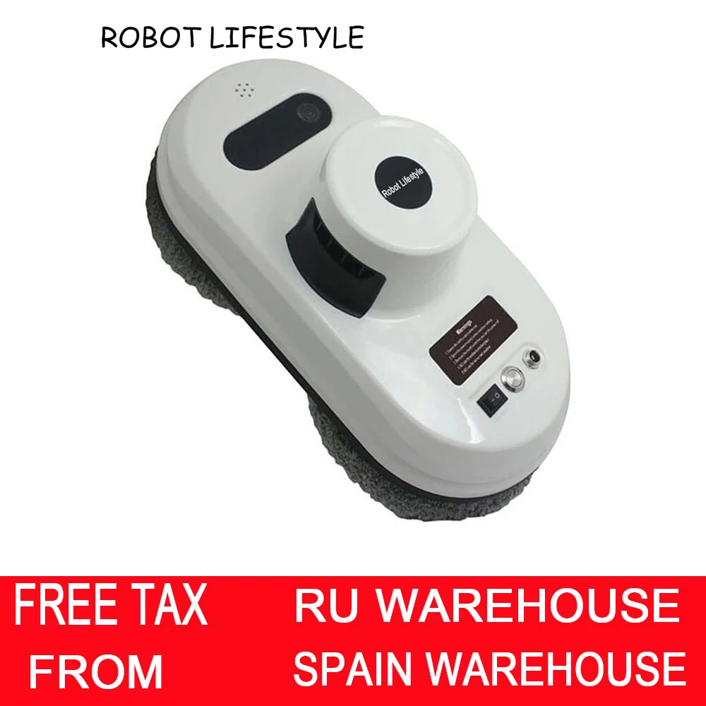 Робот для мытья окон пылесос с сильным всасыванием защитой от падения