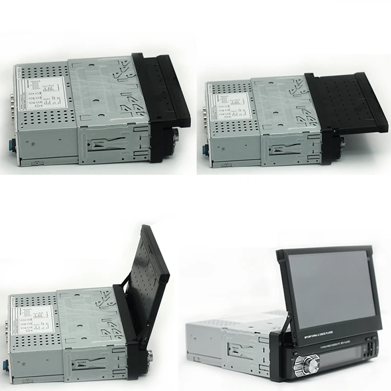 

7In Telescopic Car Single Din Vehicle MP5-SWM9601 Player Bluetooth Touch Screen Car Stereo Reversing Call with Radio
