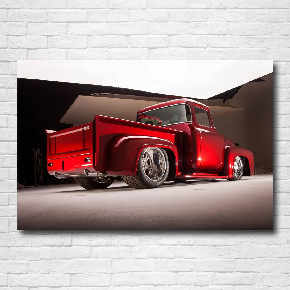 

Плакат Ford F100 Red Street Rod Hotrod Haisawoko