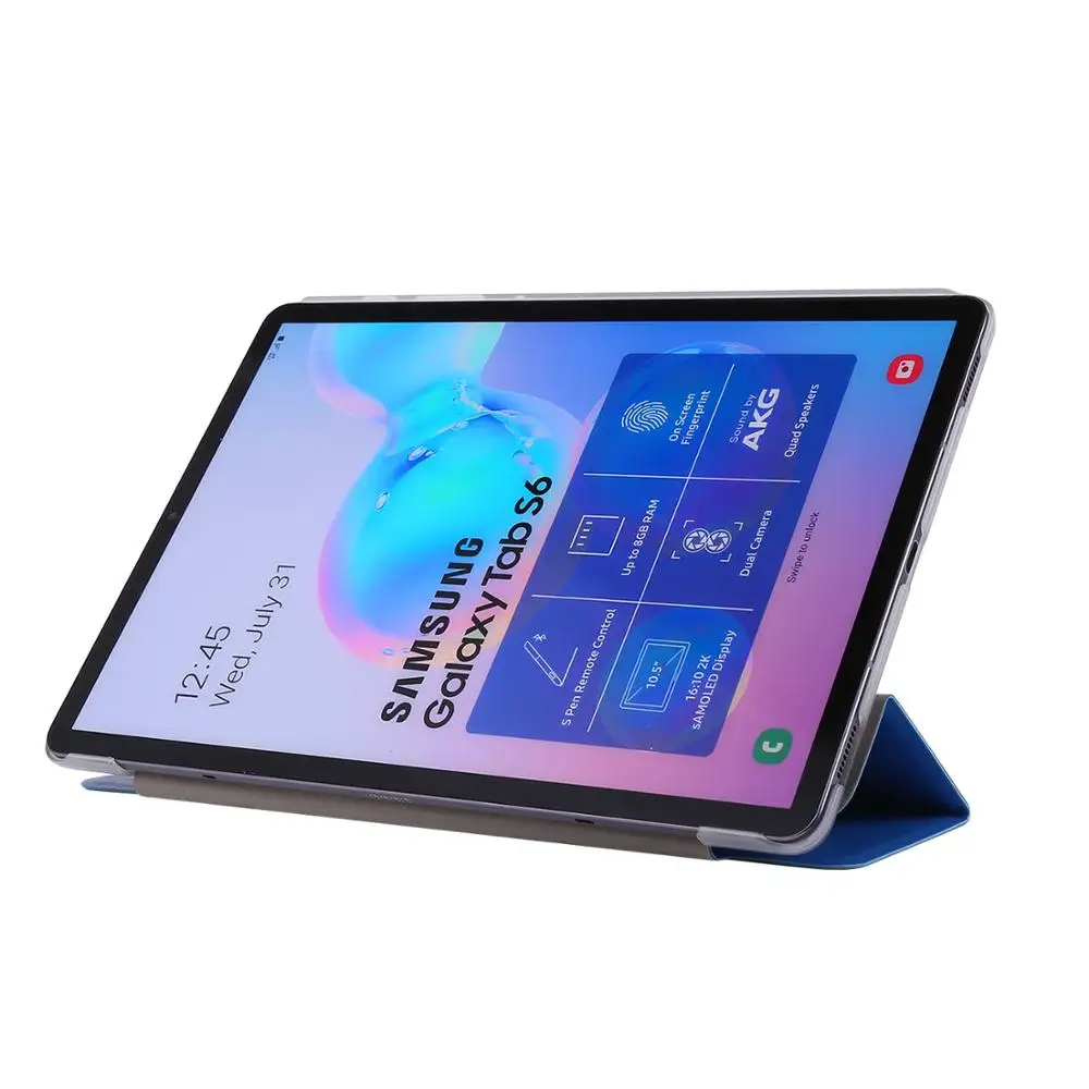 

Funda Samsung Galaxy Tab S6 10.5 2019 SM-T860 SM-T865 T860 T865 WI-FI 3G LTE Smart Cover Magnetic Case Flip Stand Coque