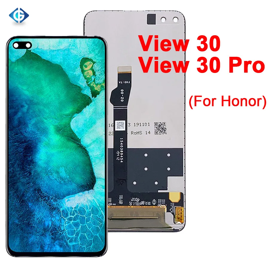 ЖК-дисплей 6 57 ''с дигитайзером для Huawei Honor View 30/View 30 Pro сенсорный экран в сборе