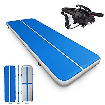 Promotion ! Inflatable Airtrack With Electronic Pump 6m 7m 8m *1m Gym Mat Tumble Track Bouncing Big Size Air Floor Mattress |