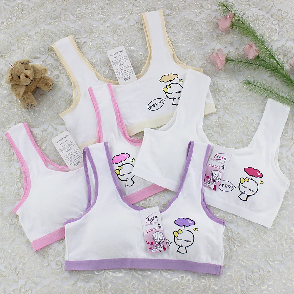 Весна лето новинка спортивный бюстгальтер для девочек без стальных колец с