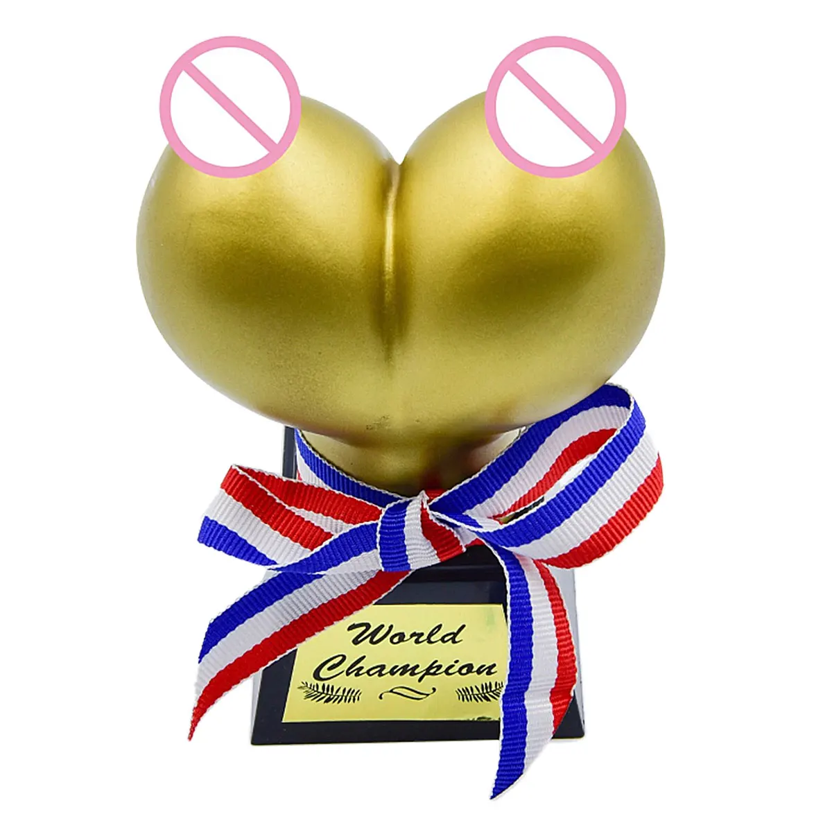 Новинка пластиковый золотой трофей в форме груди сувениры для девичника и оленя