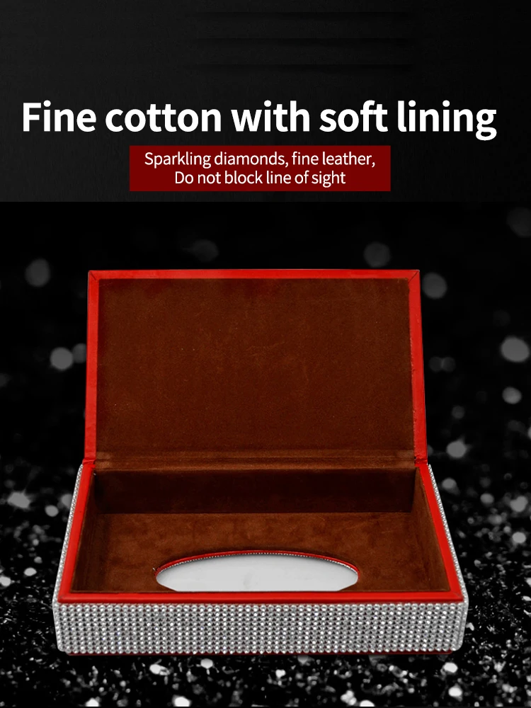 Коробка-Держатель салфеток в машину авто Интерьер хранения украшения для BMW