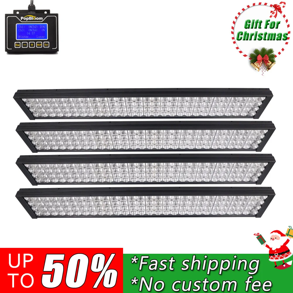 Popblom Led аквариумная светодиодная подсветка пресноводный аквариум свет Рыба Аквариум Led Chihiros с умным контроллером Turing75