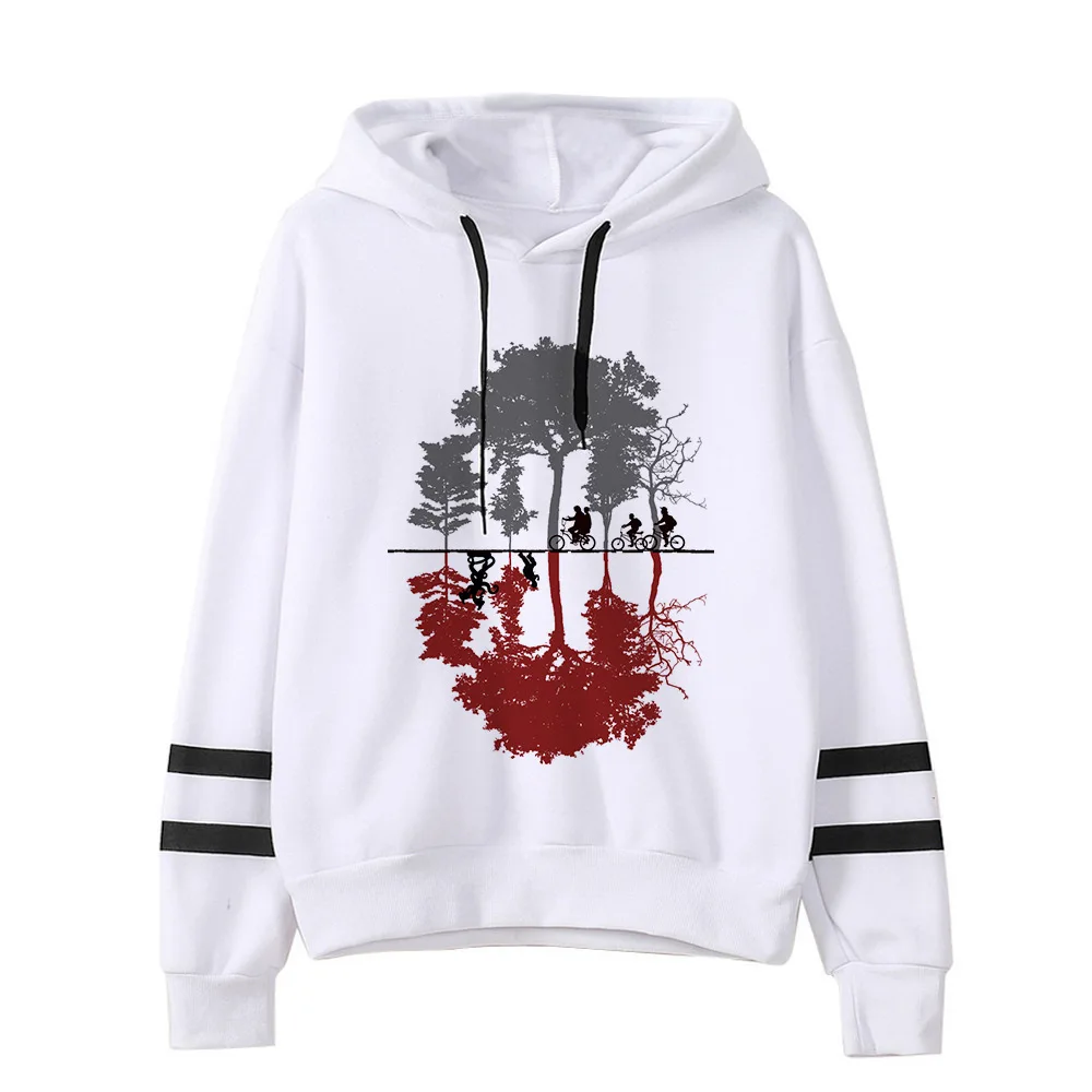 model 8 Stranger Things Hoodie Woman Hooded Hoodies Kpop Sweatshirts Kawaii Korean Oversized Harajuku Hip Hop Hoodie Sweatshirt Men - Цвет: model 8