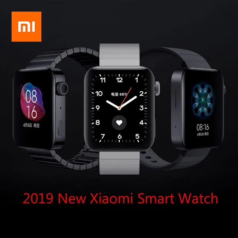 Новинка 2019 Смарт часы Xiaomi MIUI для часов Wear App Bluetooth4.2 Wi Fi Pogo зарядка пульсометр