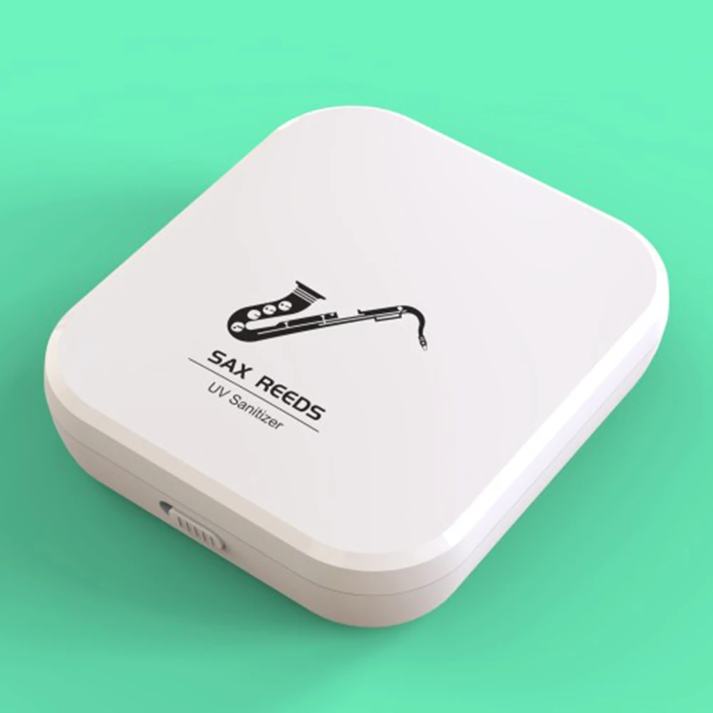 

Portable Saxophone Mouthpiece Sanitizer Box Musical Instrument Reeds UV Disinfection Sanitizer Sterilizing Reed Box
