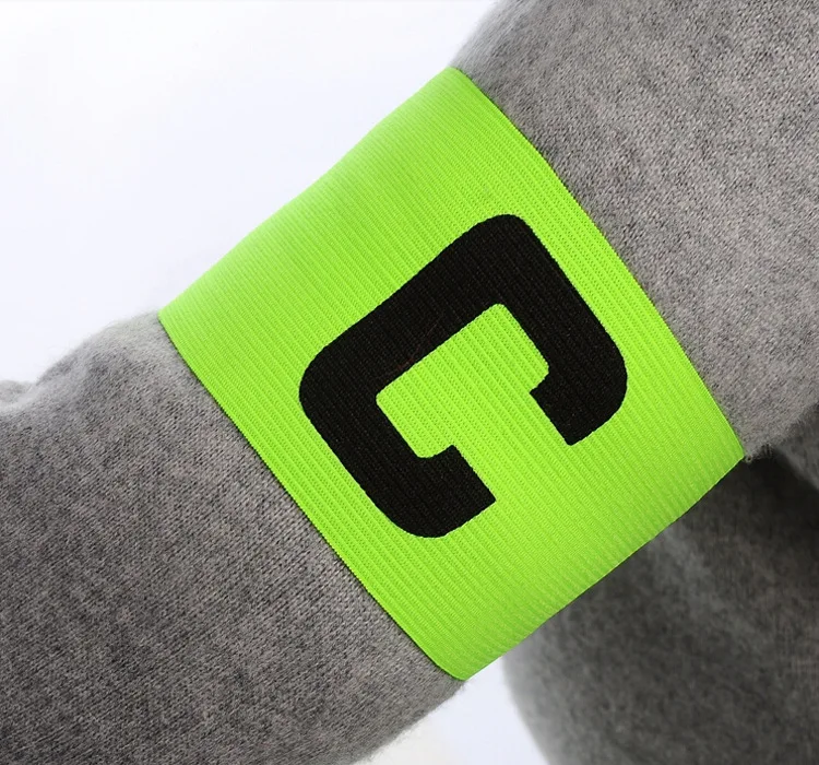 Captain's armband football C mark anti detaching sleeve with elastic and equipment soccer training | Спорт и развлечения
