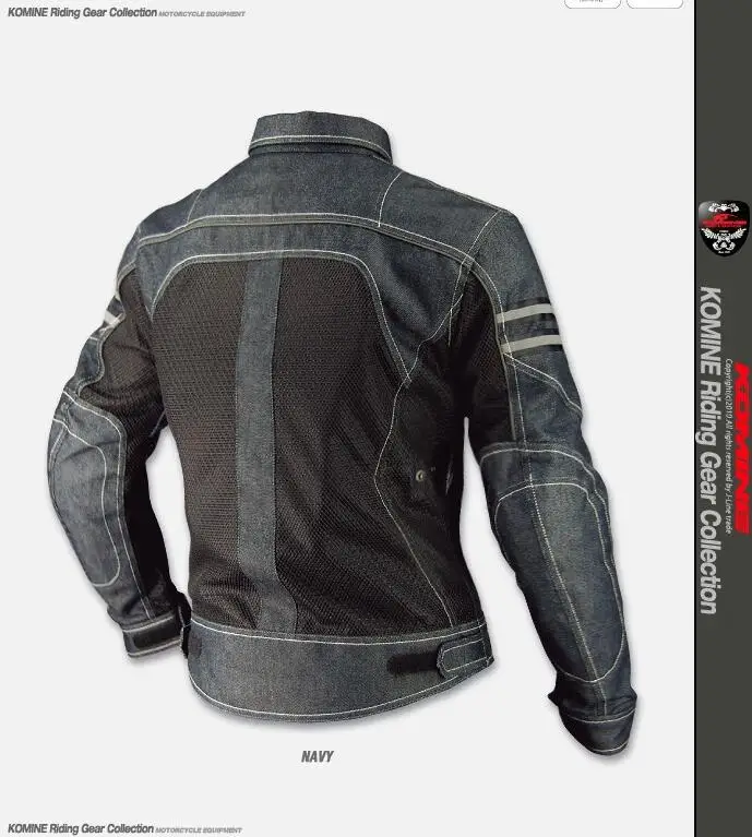New Komine JK-006 Denim mesh racing suit locomotive anti-fall clothing motorcycle riding Clothing | Автомобили и мотоциклы