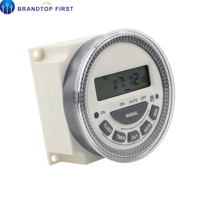 Digital Timer Switch TM619 12v 24v 110v 220V 16A Weekly Programmable Time Relay LCD Hour Minute Count | Обустройство дома