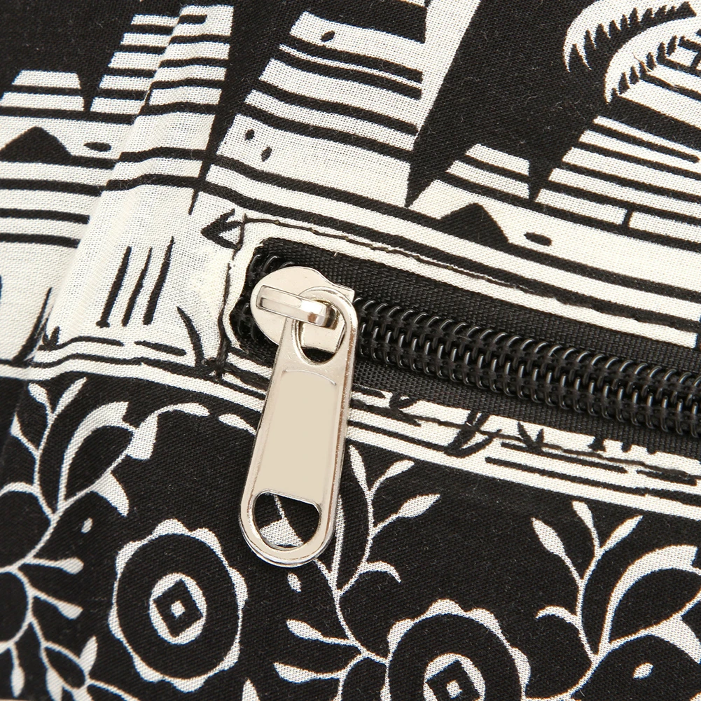 Bohemian Cotton linen Women Ethnic Printed Zipper Shoulder Hobo Bag Gypsy Tote Pouch Female Cloth | Багаж и сумки