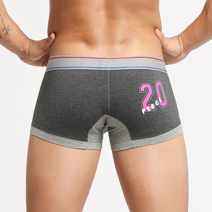 Новое мужское нижнее белье хлопок u-образный мешок боксеры шорты Пижама удобные