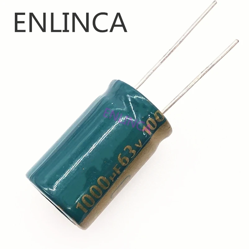 

50pcs/lot 63v 1000UF aluminum electrolytic capacitor size 16*25 1000UF 63v 20%