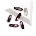 YANRUO 4161 аметистовый цвет удлиненные в форме багета 3D стеклянные стразы, ювелирные изделия, бусины, стразы для дизайна ногтей, драгоценные камни