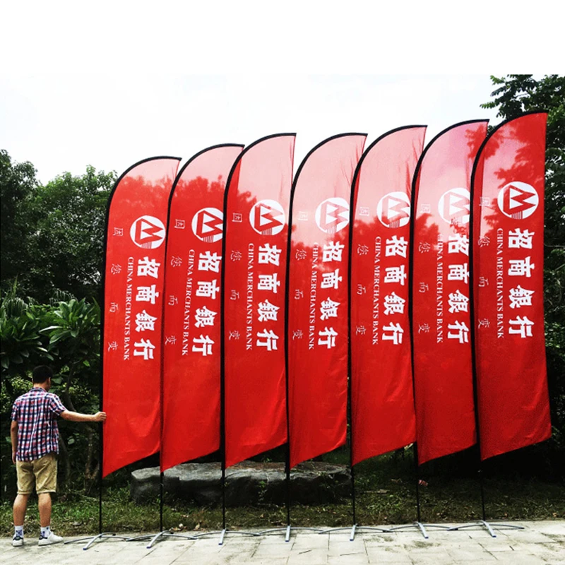 Пляжный флаг перо и слезы с крестом флагштоком графическая печать на заказ