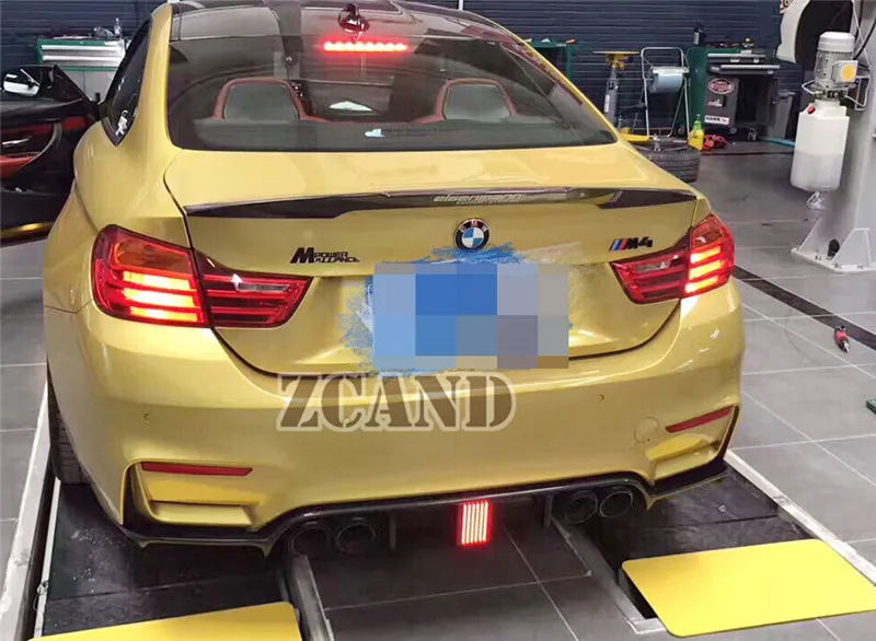 Диффузор из углеродного волокна в стиле K со светодиодный светильник кой для BMW F80