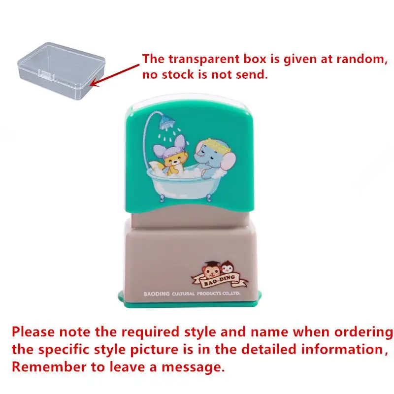 

Custom Made Baby Naam Stempel Diy Kinderen Naam Seal Student Kleding Hoofdstuk Niet Gemakkelijk Vervagen Security Naam stempel