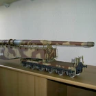 1:35 весы Второй мировой войны Германия K5 поезд пистолет Леопольда модель DIY 3D Бумага карты строительные наборы образовательное строительство военная модель игрушки
