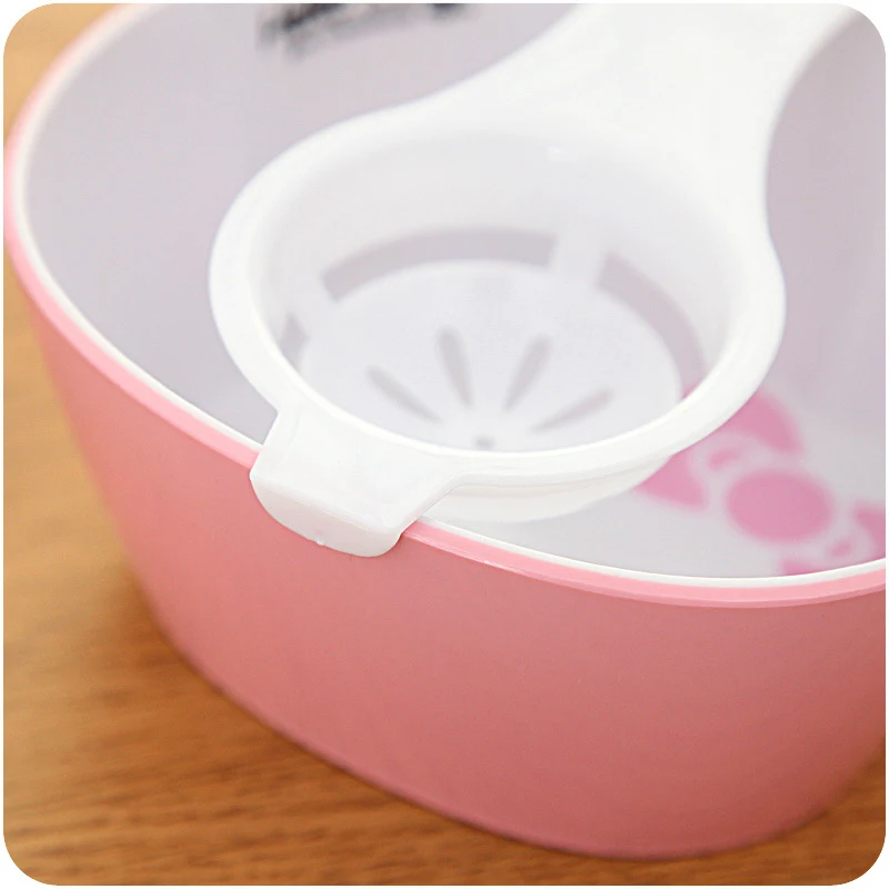 

Egg Yolk White Separator Egg Filter Protein Separates Plastic Cooking Sieve Kitchen Baking Tool Divider Home Kitchen Accessories