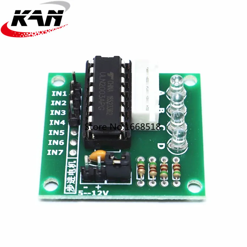 Плата модуля шагового двигателя 28BYJ-48 5 В DC + модуль привода ULN2003 для ARDUINO Комплект